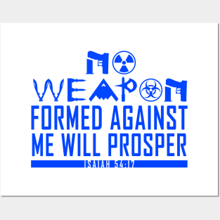 No Weapon Formed (Blue) Posters and Art